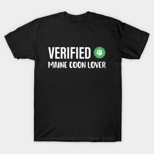 Verified Maine Coon Cat | Best Gift Ideas | Funny Kitten T-Shirt